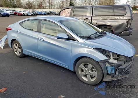 2013 Hyundai Elantra Gls z USA, uszkodzony, nr VIN KMHDH4AE1DU809819